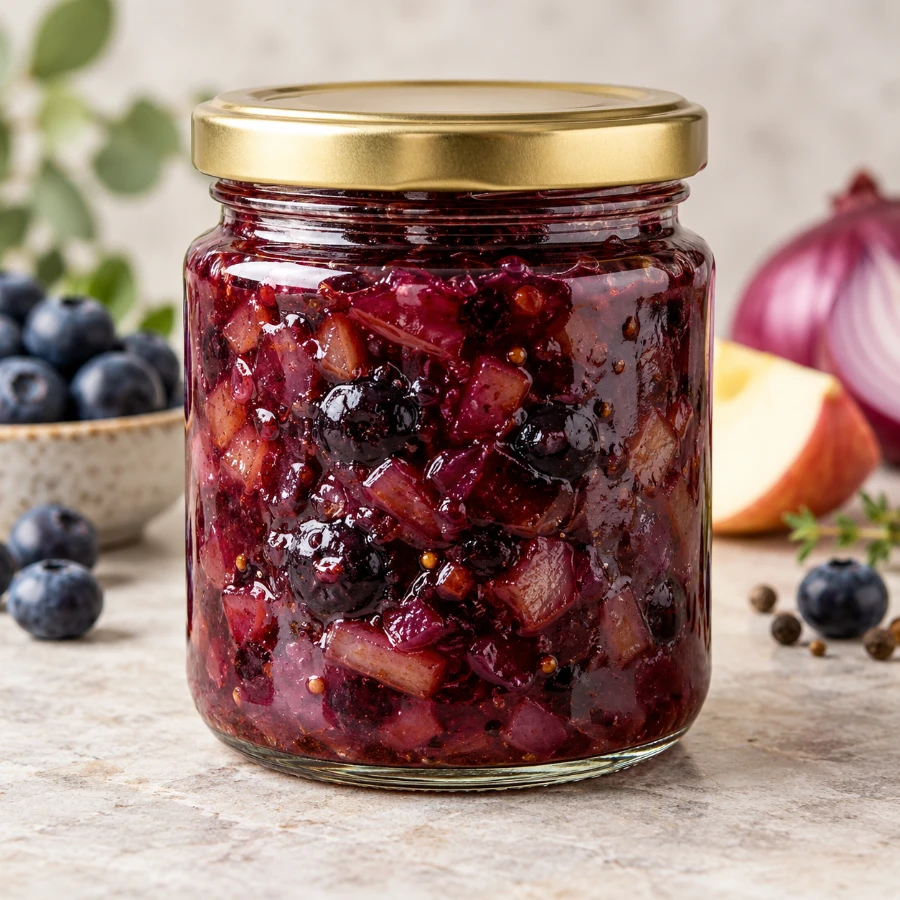 Chutney de arándanos