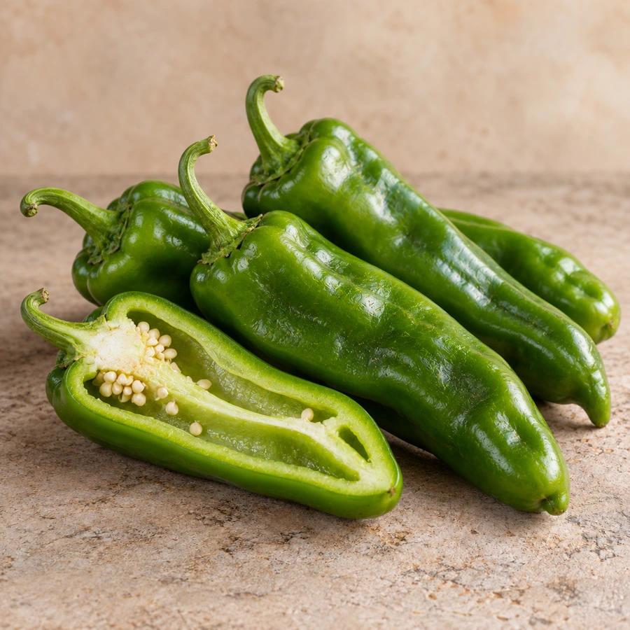 Pimiento italiano. Verde